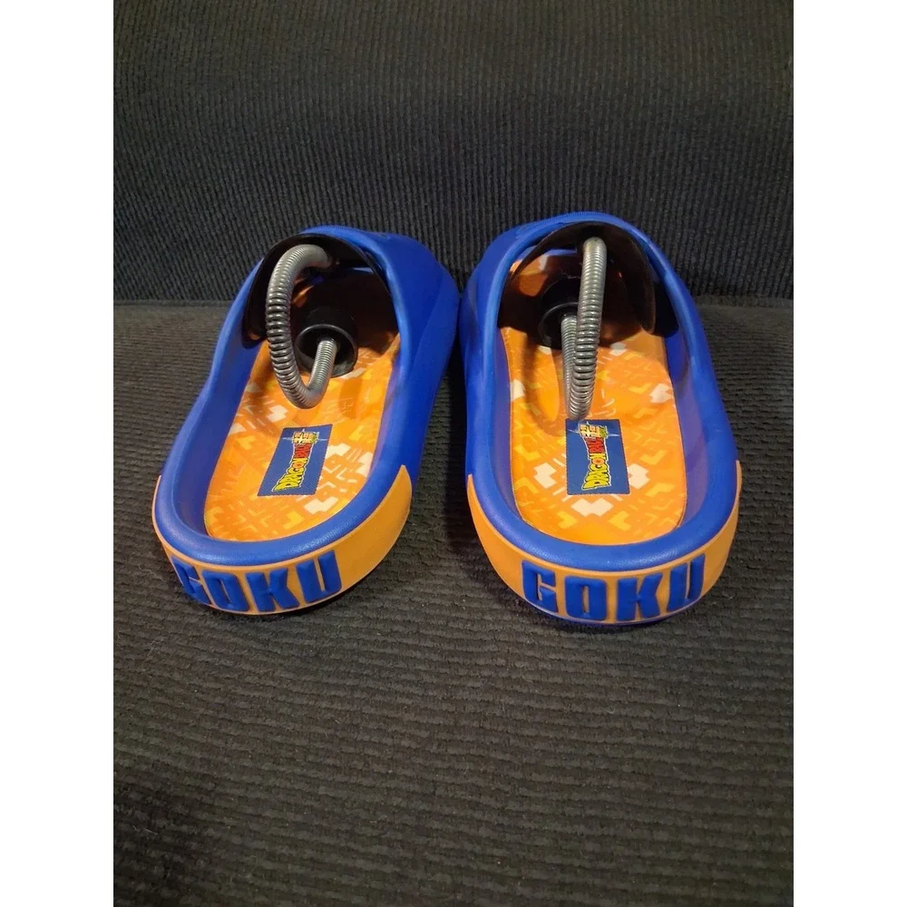 Dragon Ball Z Shoes Mens Size 8 Blue Goku Slide Sandals‎ Jiren Cell Majin Buu